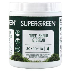 SuperGreen Tree, Shrub & Cedars Water Soluable 30-10-10